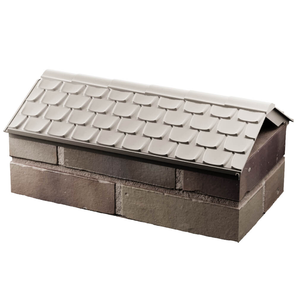 Парапет Zking Эльбрус Бежевый с посадкой на 1 кирпич (255мм) в Слободском фото