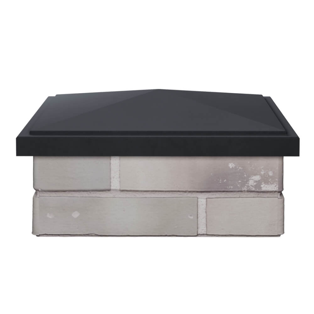 Колпак Zking БонаМоно Серый на столб 1.5х1.5 кирпича (385х385, 400х400мм) Слободской фото