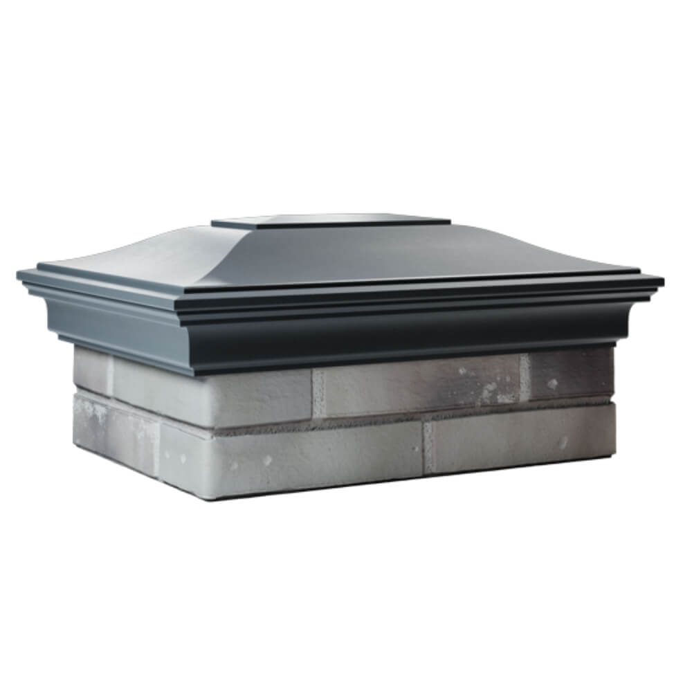 Колпак Zking Монблан Серый на столб 2х1.5 кирпича (515х385мм) в Слободском фото