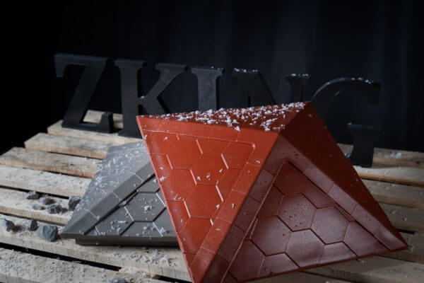 Колпак Zking Эверест Красный на столб 1.5х1.5 кирпича (390х390мм) в Слободском фото