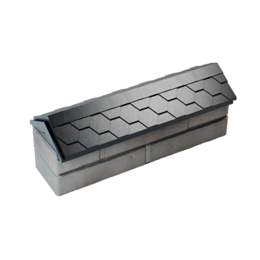 Парапет Zking Эверест Черный с посадкой на 0.5 кирпича (130мм) в Слободском фото