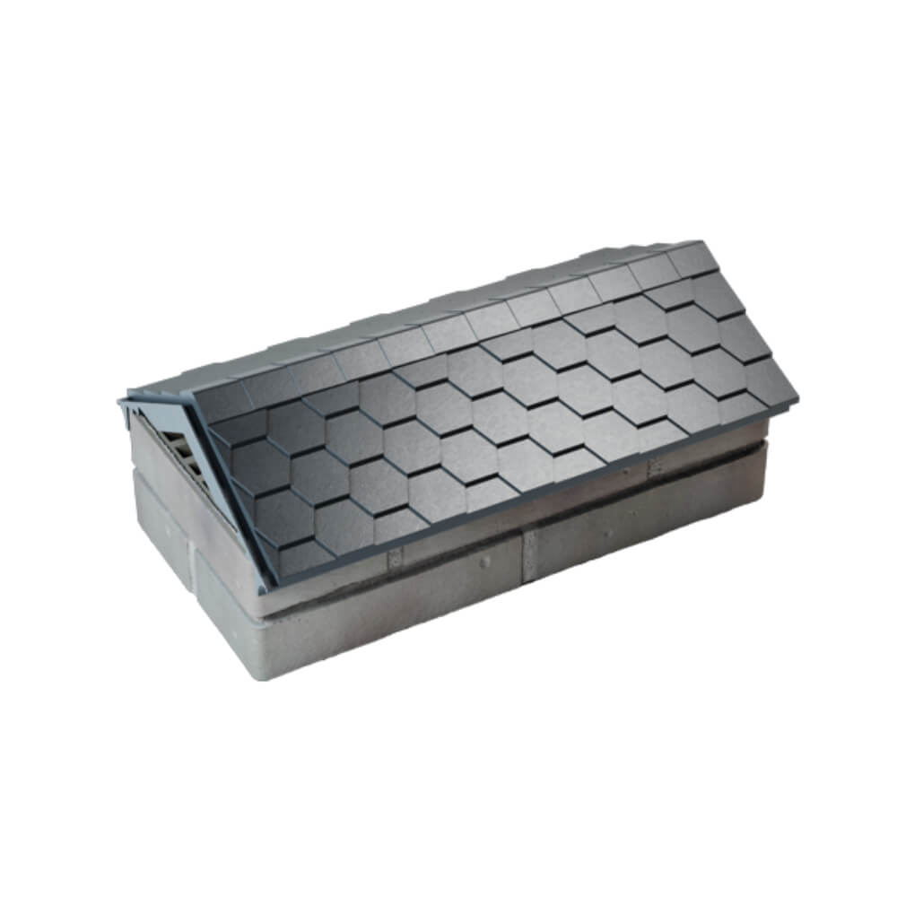 Парапет Zking Эверест Серый с посадкой на 1 кирпич (200/225/255мм) в Слободском фото