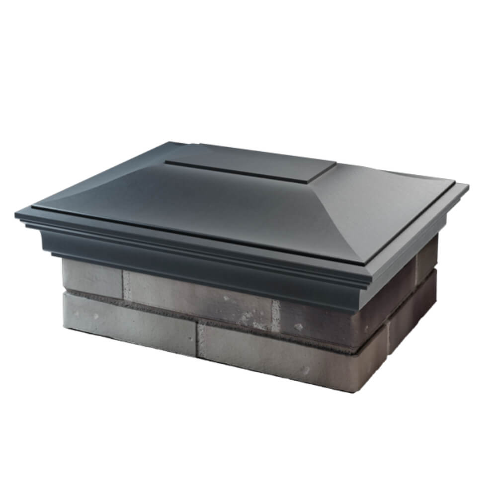 Колпак Zking Монблан Серый на столб 2х1.5 кирпича (515х385мм) в Слободском фото