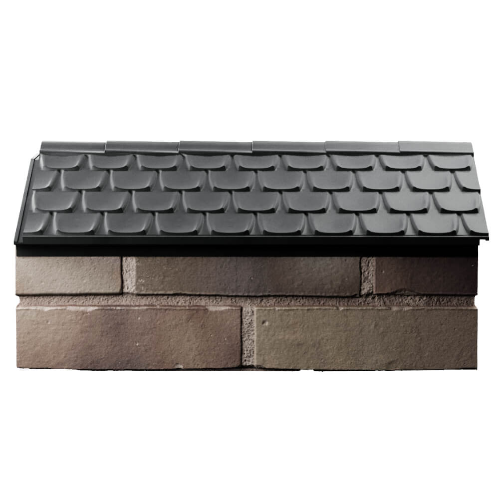Парапет Zking Эльбрус Серый с посадкой на 1 кирпич (255мм) в Слободском фото