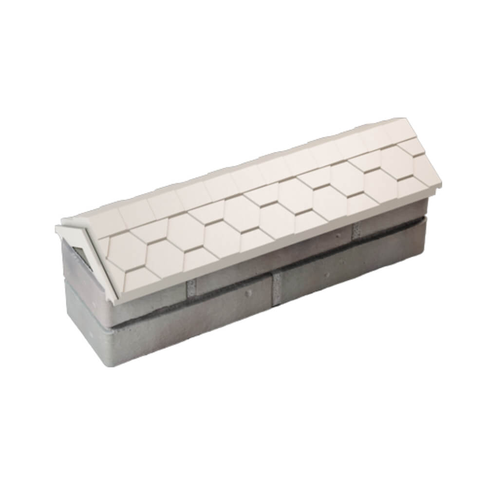 Парапет Zking Эверест Бежевый с посадкой на 0.5 кирпича (130мм) в Слободском фото