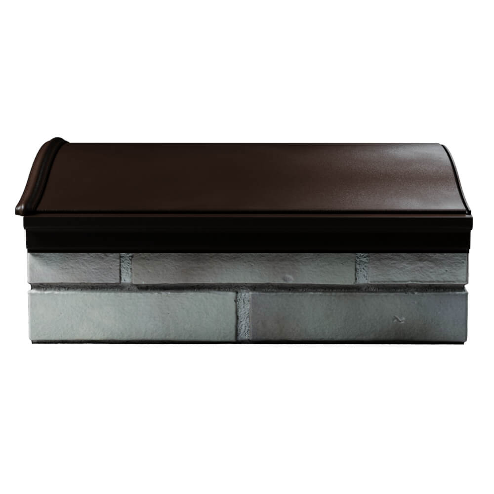 Парапет Zking Монблан Коричневый посадка на 1.5 кирпича (355/385мм) в Слободском фото