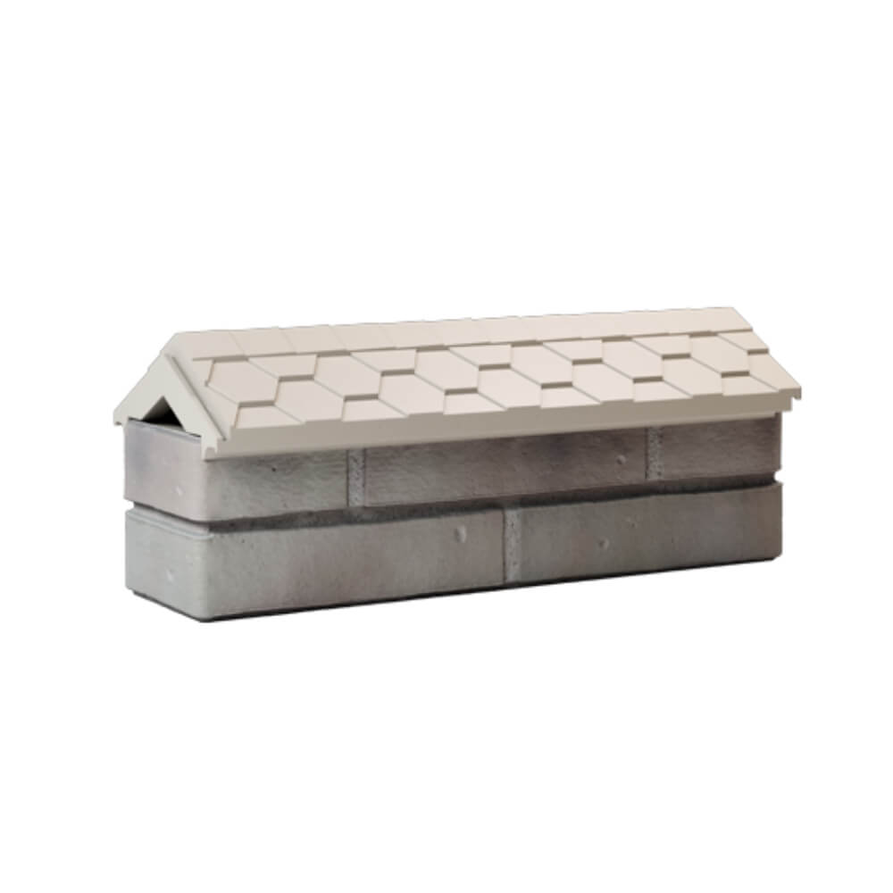 Парапет Zking Эверест Бежевый с посадкой на 0.5 кирпича (130мм) Слободской фото