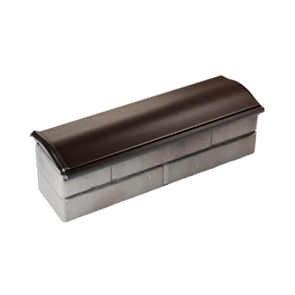 Парапет Zking Монблан Коричневый посадка на 0.5 кирпича (130мм) в Слободском фото