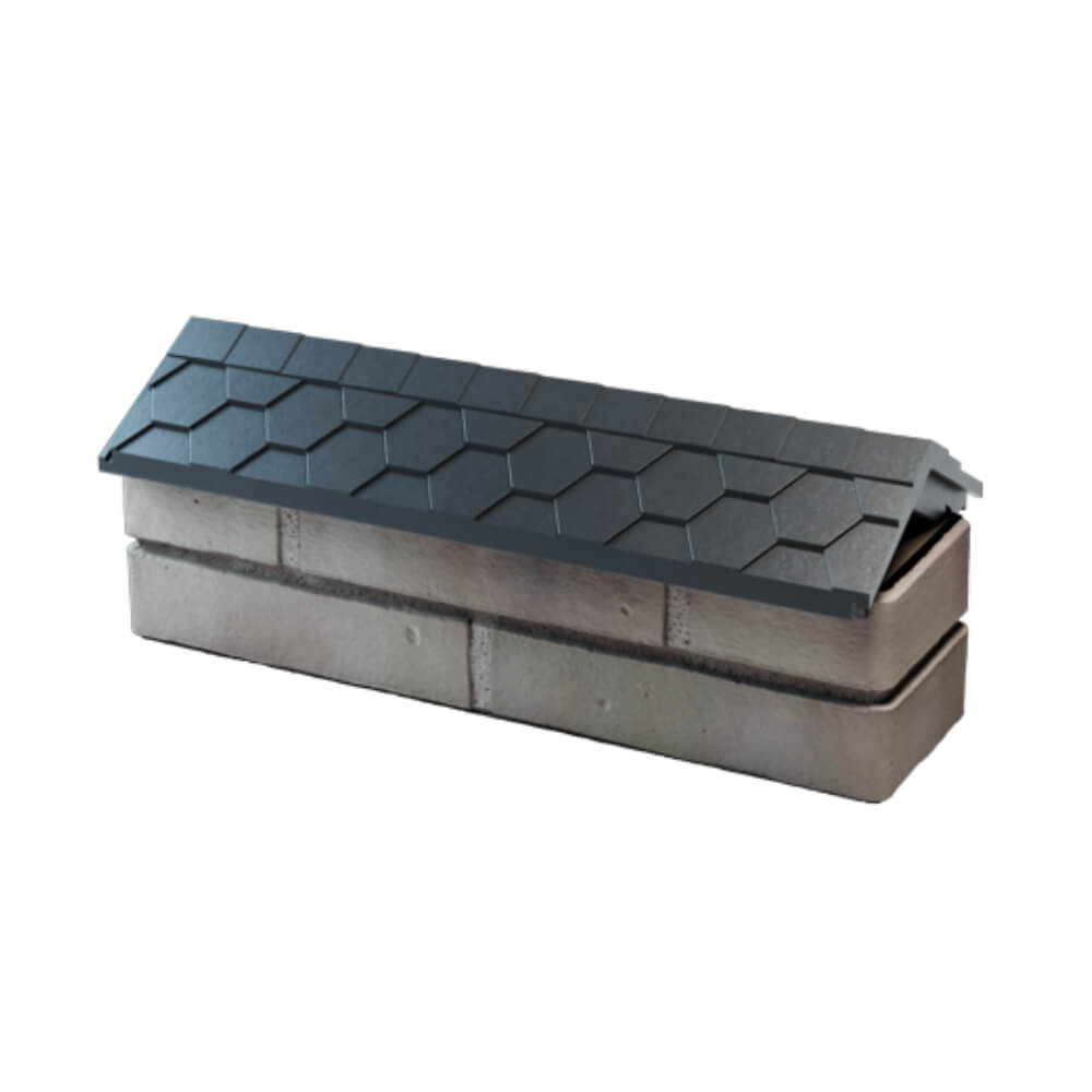 Парапет Zking Эверест Серый с посадкой на 0.5 кирпича (130мм) в Слободском фото