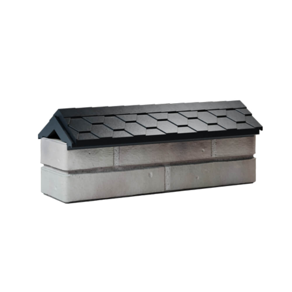 Парапет Zking Эверест Черный с посадкой на 0.5 кирпича (130мм) Слободской фото