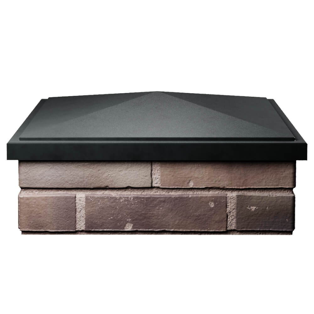 Колпак Zking БонаМоно Черный на столб 2х2 кирпича (515х515, 530х530мм) Слободской фото