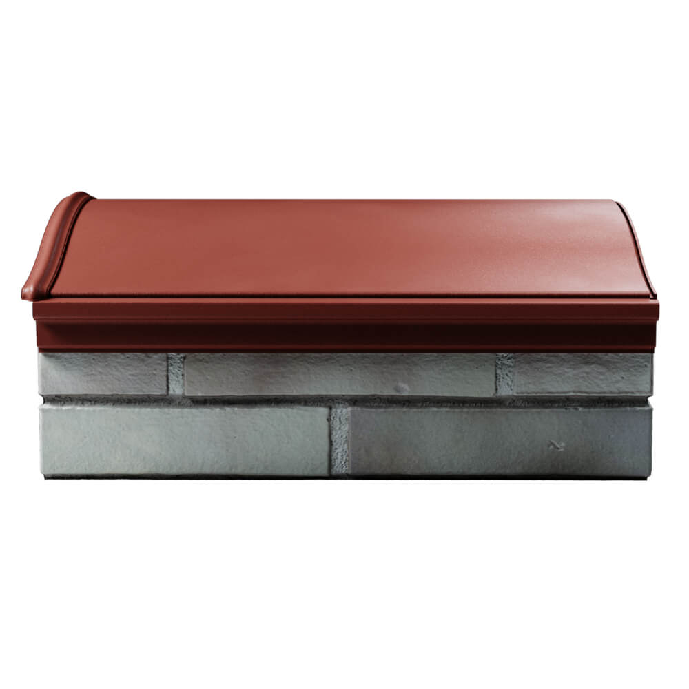 Парапет Zking Монблан Красный посадка на 1.5 кирпича (355/385мм) в Слободском фото