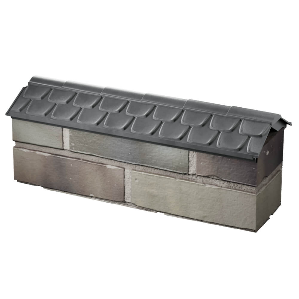 Парапет Zking Эльбрус Серый с посадкой на 0.5 кирпича (130мм) в Слободском фото