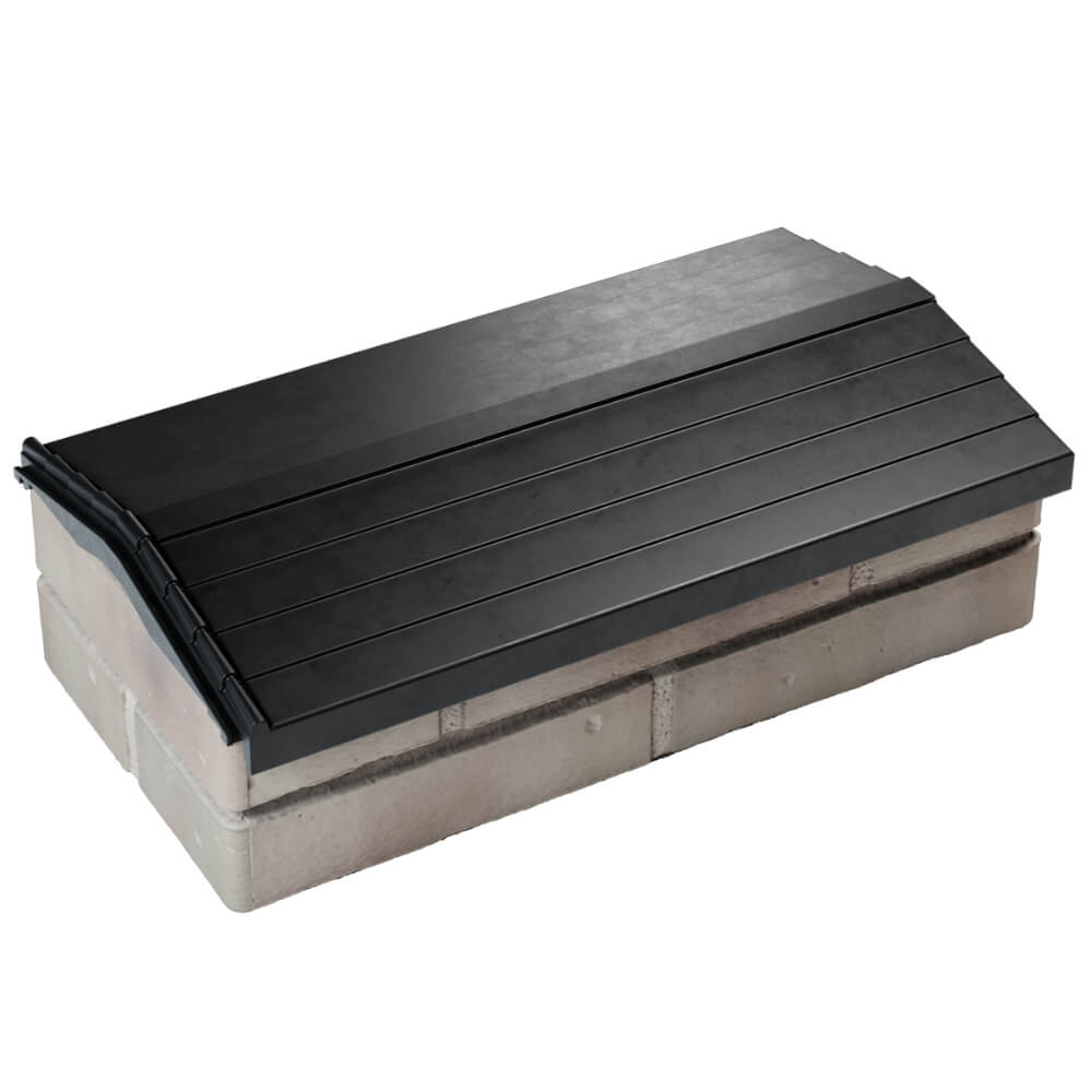 Парапет Zking Бона ХайТек Черный с посадкой на 1 кирпич (200/225/255мм) в Слободском фото