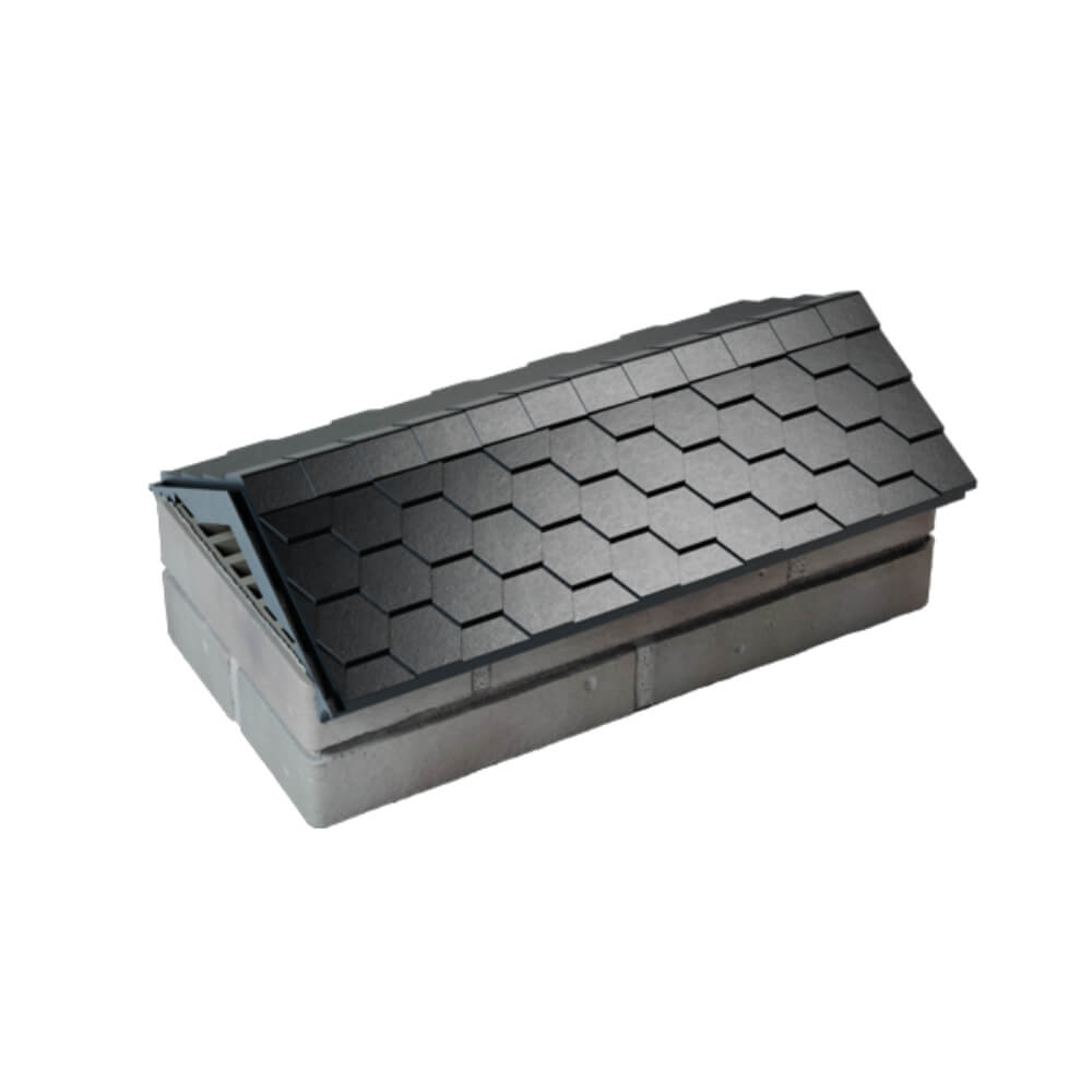 Парапет Zking Эверест Черный с посадкой на 1 кирпич (200/225/255мм) в Слободском фото