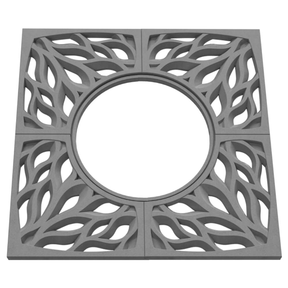 Приствольная решетка для дерева ZKING CRUST 1.2х1.2м Серая в Слободском фото