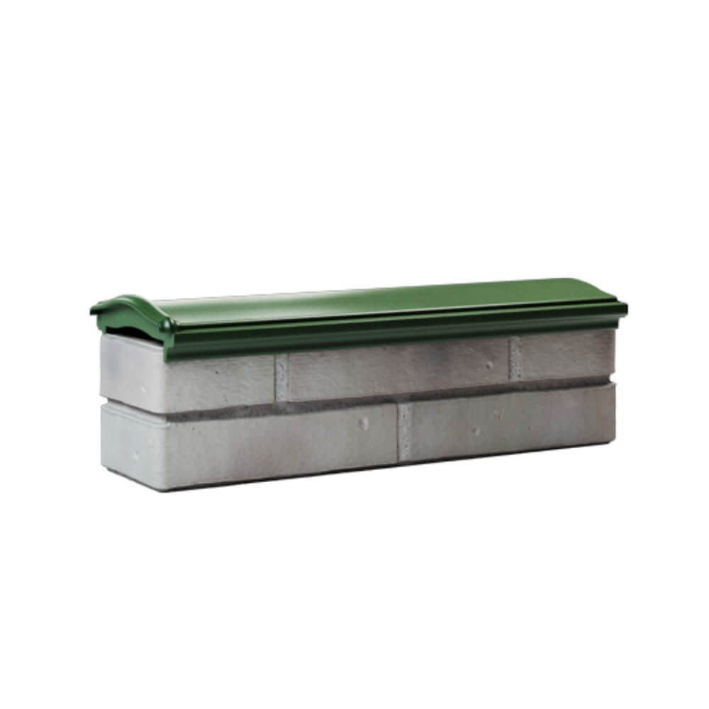 Парапет Zking Монблан Зеленый посадка на 0.5 кирпича (130мм) Слободской фото