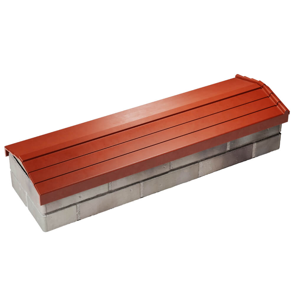 Парапет Zking Бона ХайТек Красный посадка на 0.5 кирпича (130мм) в Слободском фото