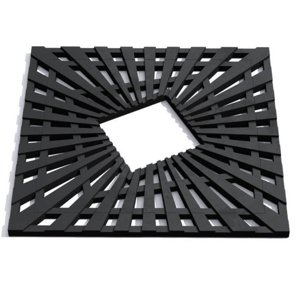 Приствольная решетка для дерева ZKING ATMOSPHERE 1.2х1.2м Черная Слободской фото