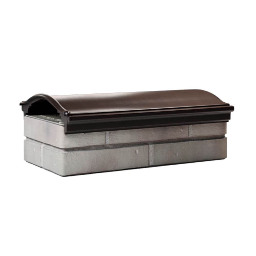 Парапет Zking Монблан Коричневый посадка на 1 кирпич (200/225/255мм) Слободской фото