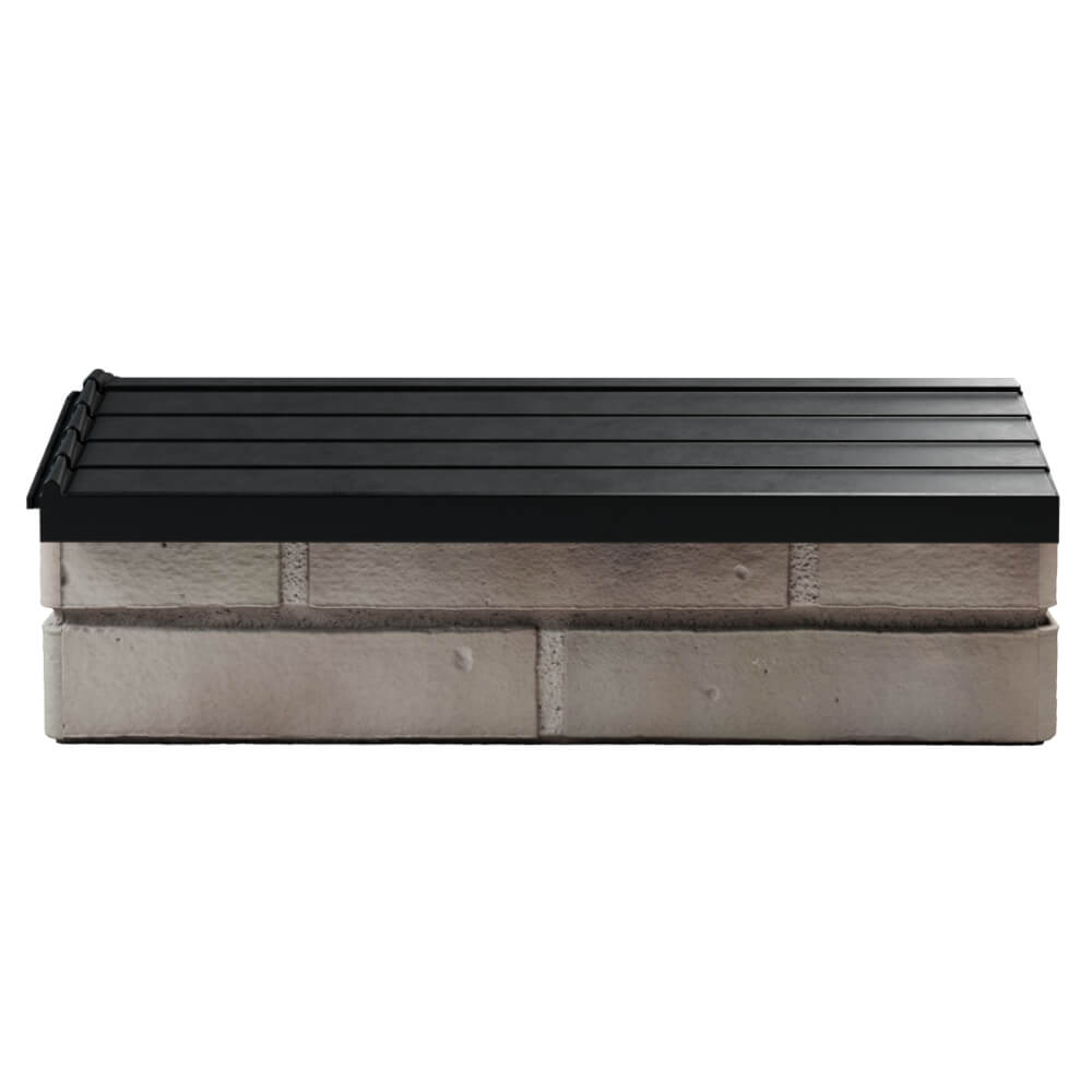 Парапет Zking Бона ХайТек Черный с посадкой на 1 кирпич (200/225/255мм) в Слободском фото