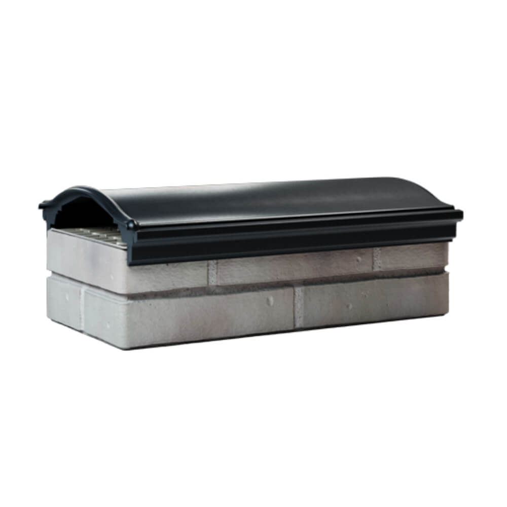 Парапет Zking Монблан Черный посадка на 1 кирпич (200/225/255мм) Слободской фото