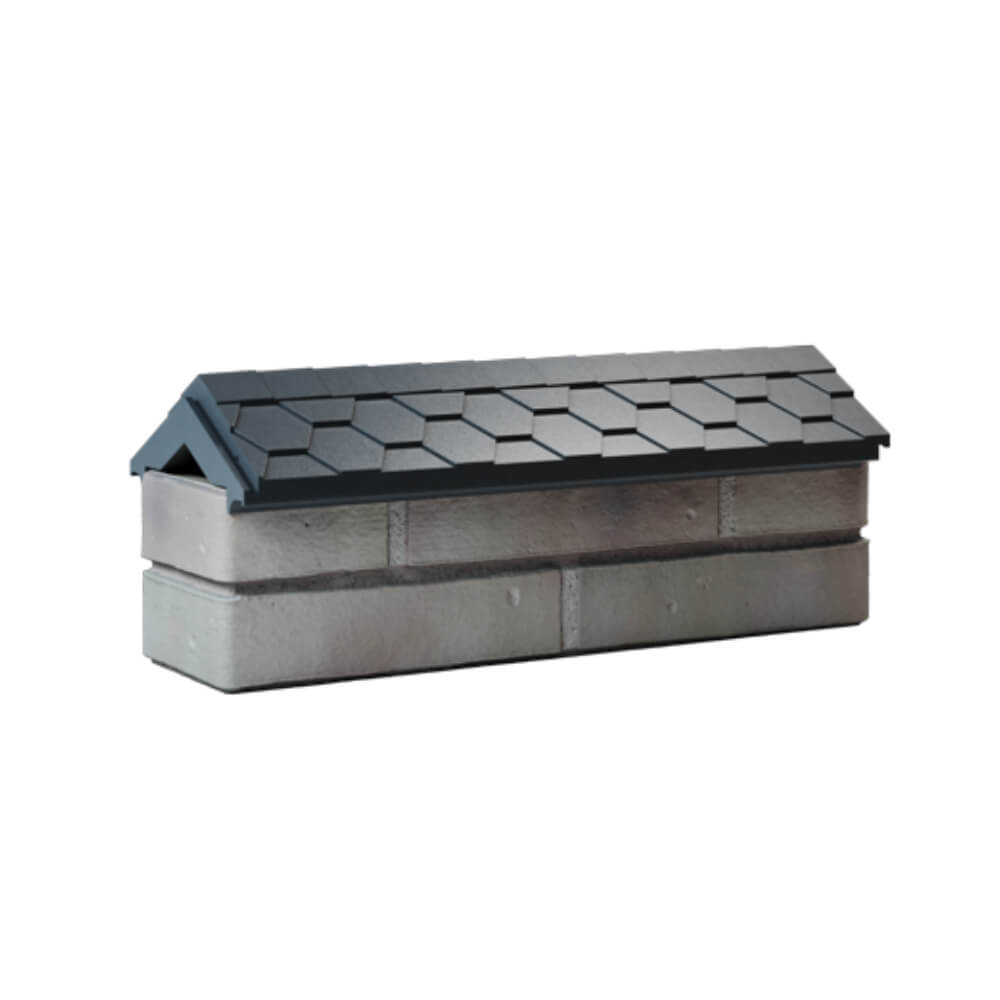 Парапет Zking Эверест Серый с посадкой на 0.5 кирпича (130мм) Слободской фото