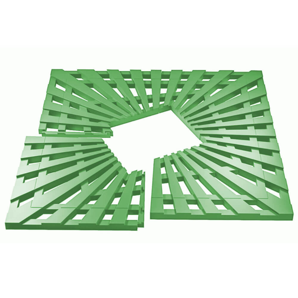 Приствольная решетка для дерева ZKING ATMOSPHERE 1.2х1.2м Зеленая в Слободском фото