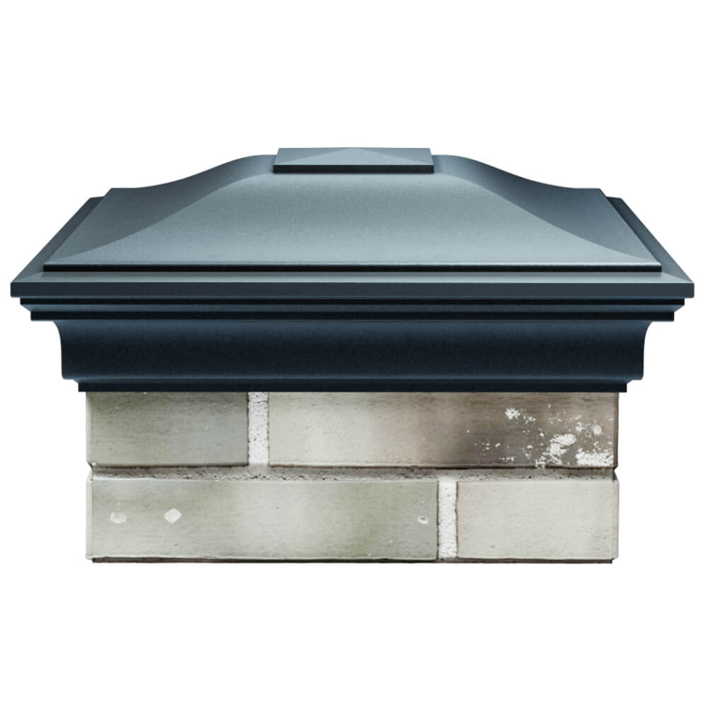 Колпак Zking Монблан Серый на столб 1.5х1.5 кирпича (385х385мм) Слободской фото