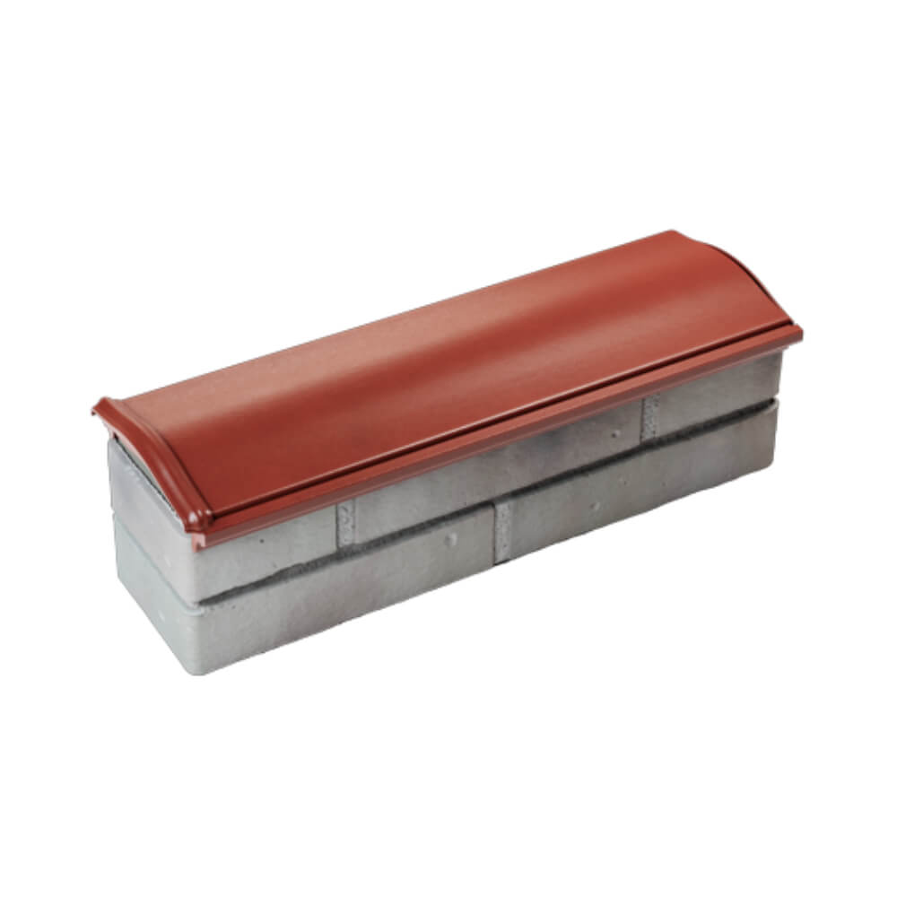 Парапет Zking Монблан Красный посадка на 0.5 кирпича (130мм) в Слободском фото