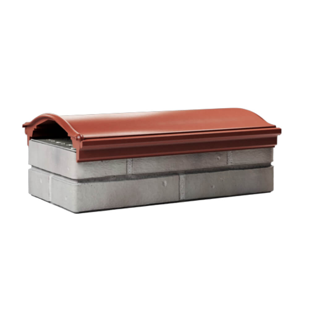 Парапет Zking Монблан Красный посадка на 1 кирпич (200/225/255мм) Слободской фото