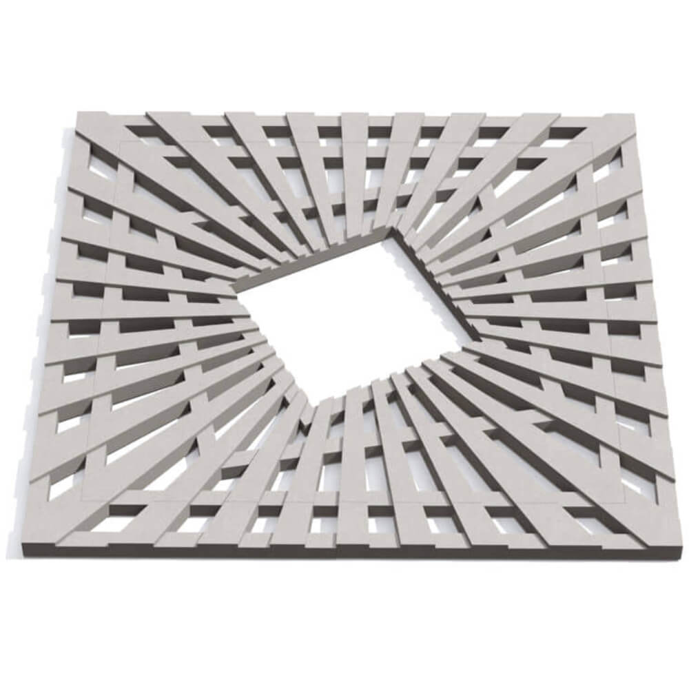 Приствольная решетка для дерева ZKING ATMOSPHERE 1.2х1.2м Бежевая Слободской фото