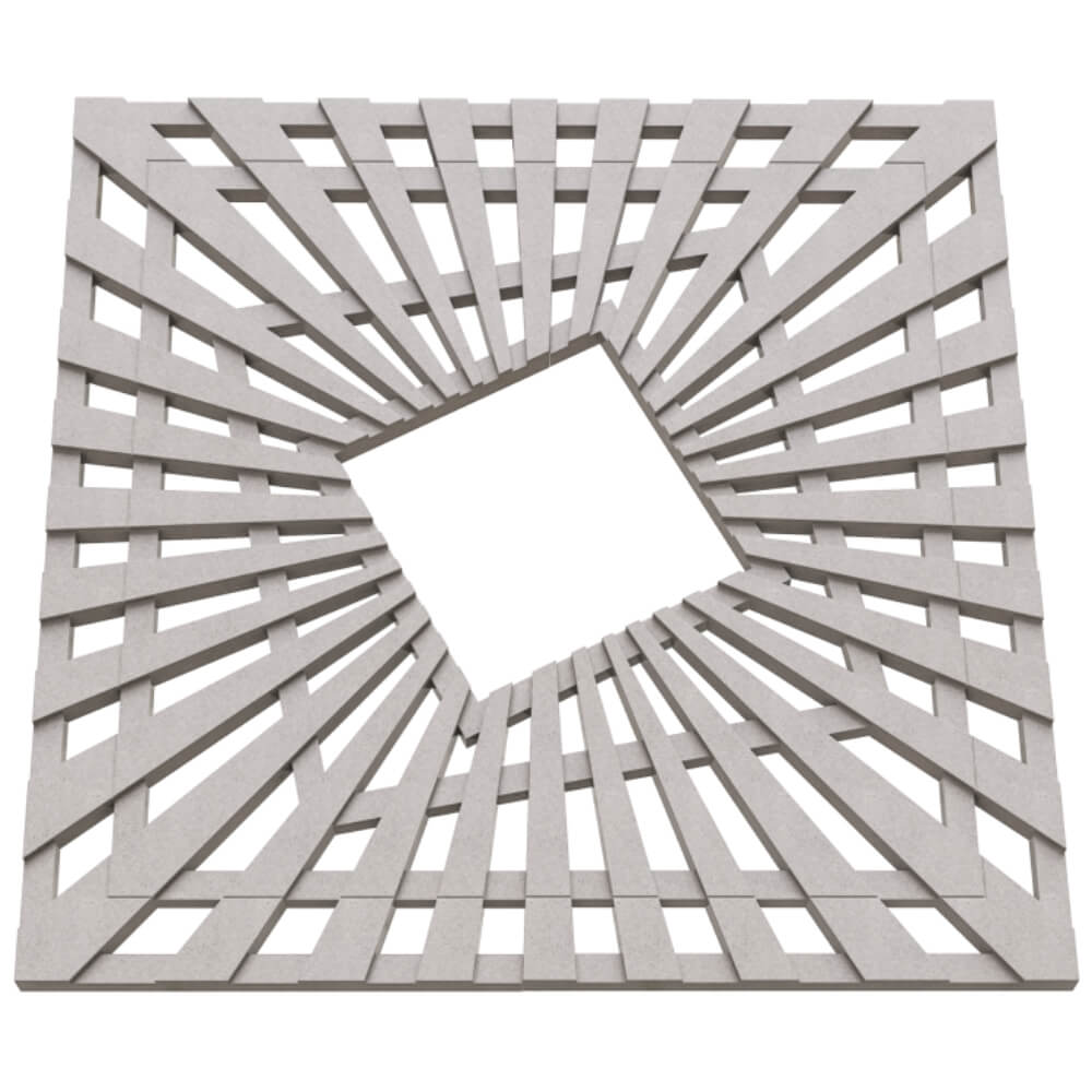 Приствольная решетка для дерева ZKING ATMOSPHERE 1.2х1.2м Бежевая в Слободском фото