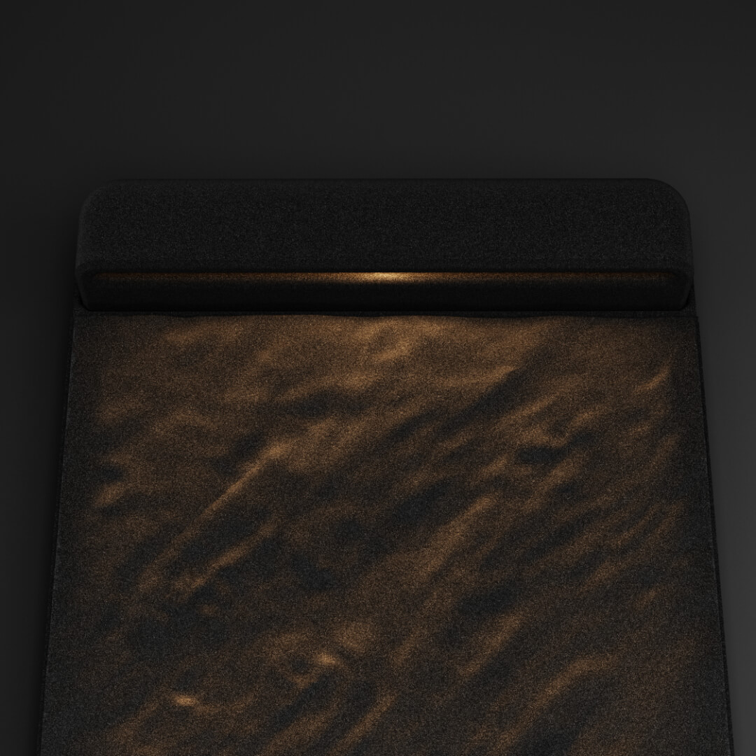 LED Светильник для шаговой плиты STONE Черный Сланец 330х75х98мм в Слободском фото