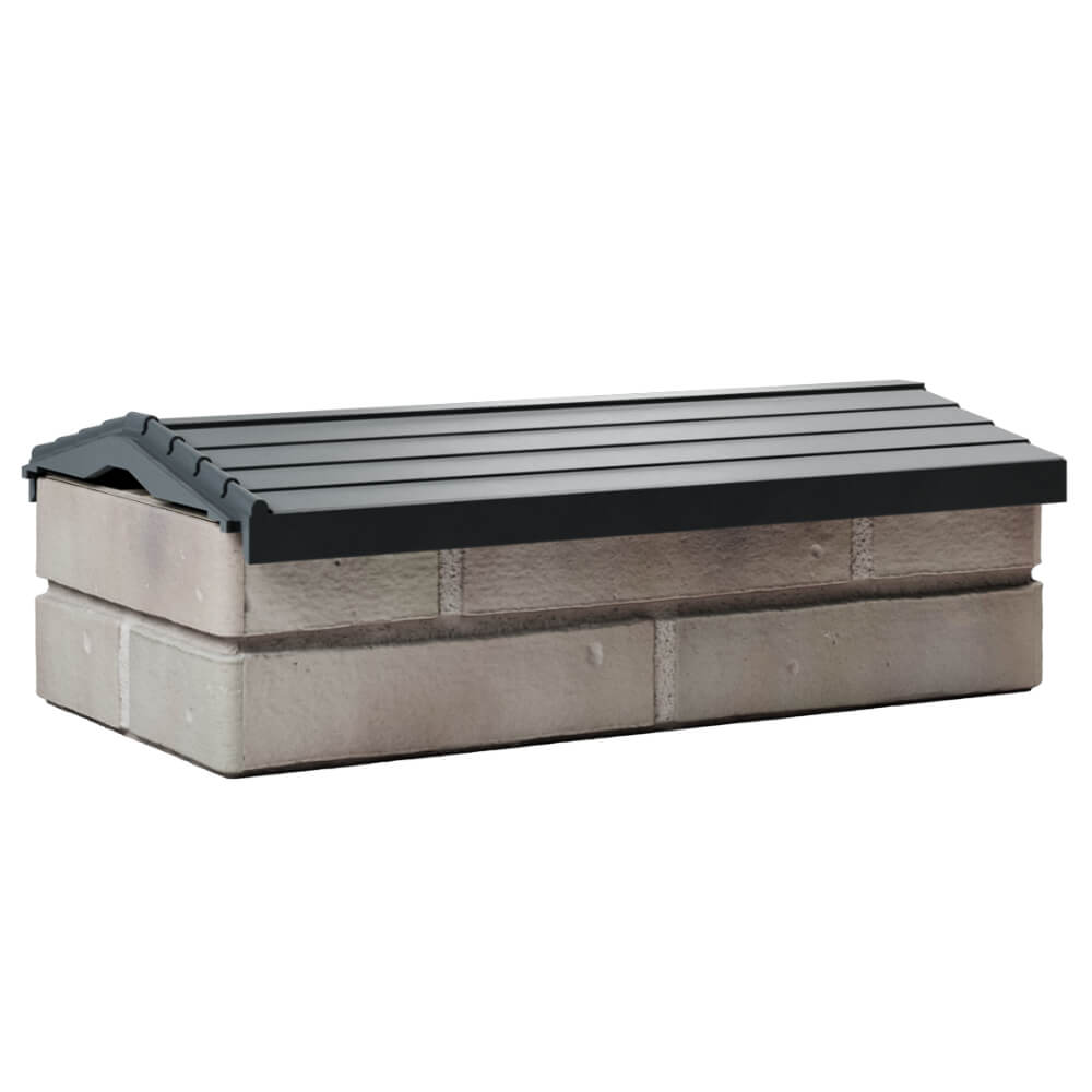 Парапет Zking Бона ХайТек Серый с посадкой на 1 кирпич (200/225/255мм) Слободской фото