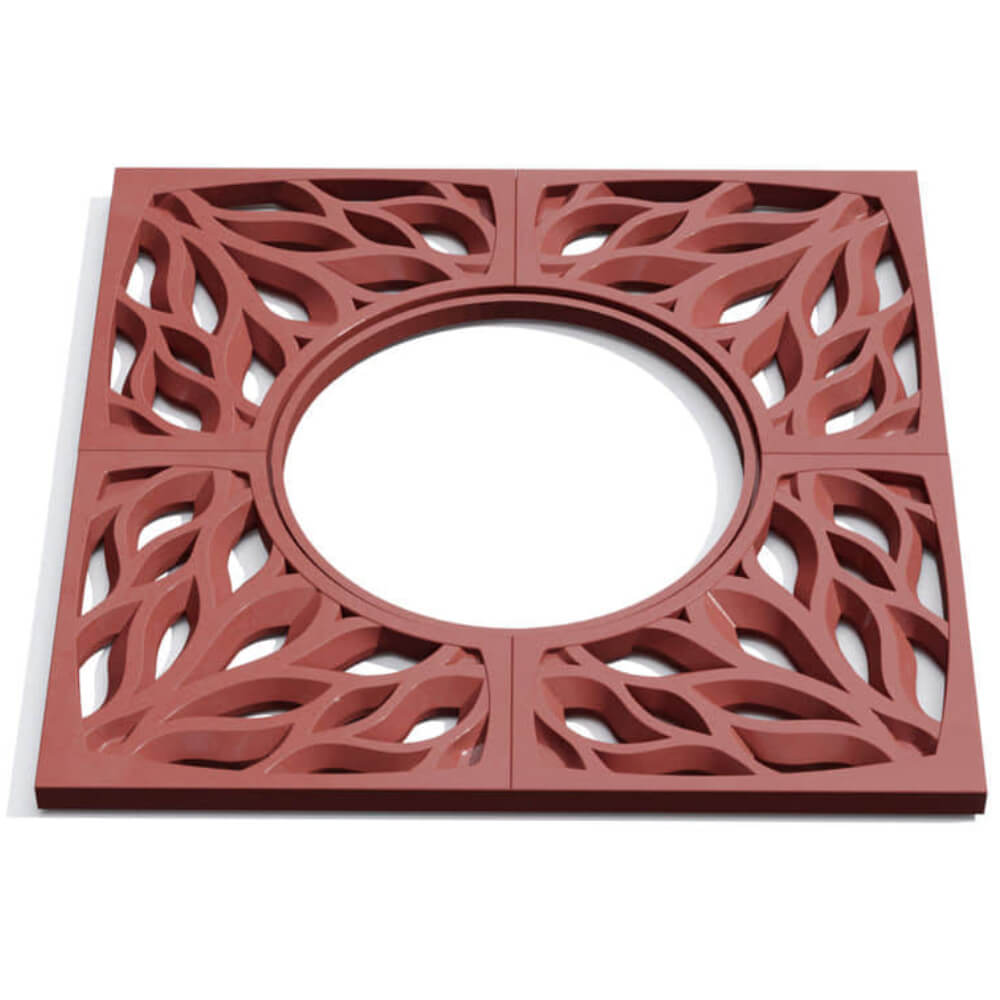 Приствольная решетка для дерева ZKING CRUST 1.2х1.2м Красная Слободской фото