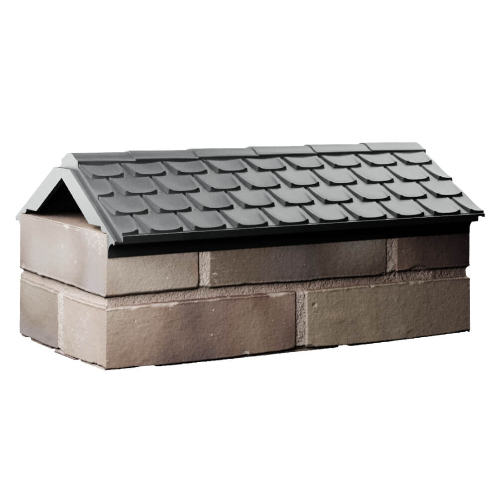 Парапет Zking Эльбрус Серый с посадкой на 1 кирпич (255мм) Слободской фото