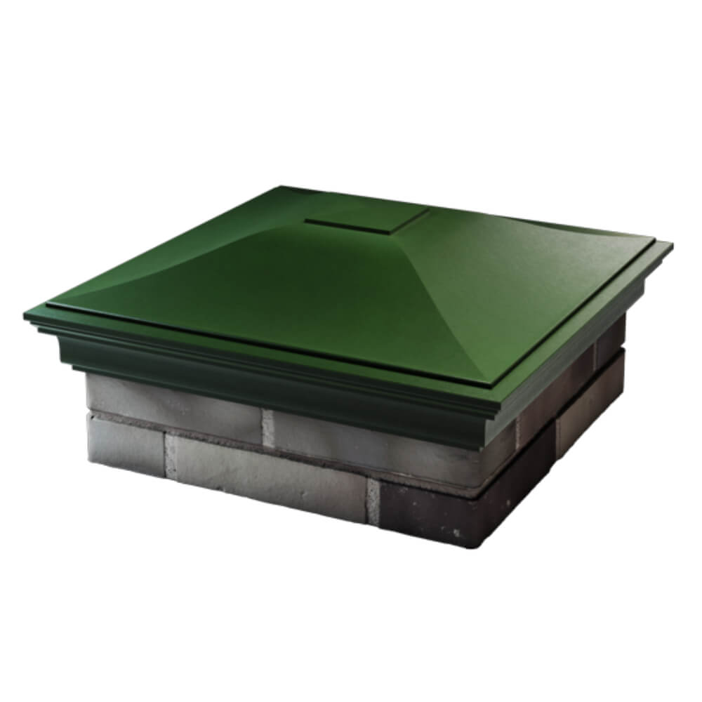 Колпак Zking Монблан Зеленый на столб 2х2 кирпича (515х515мм) в Слободском фото