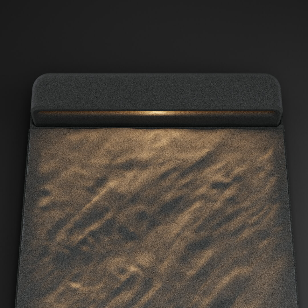 LED Светильник для шаговой плиты STONE Графитовый Серый 330х75х98мм в Слободском фото