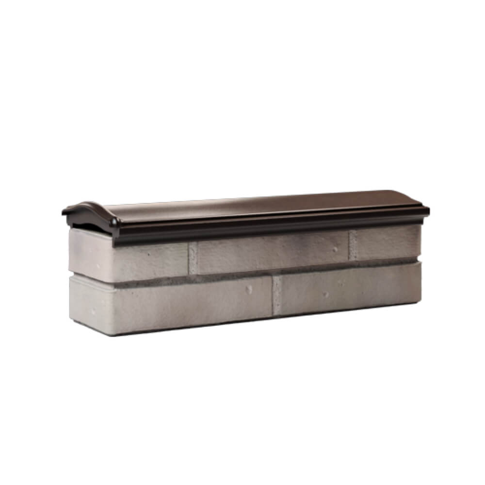 Парапет Zking Монблан Коричневый посадка на 0.5 кирпича (130мм) Слободской фото