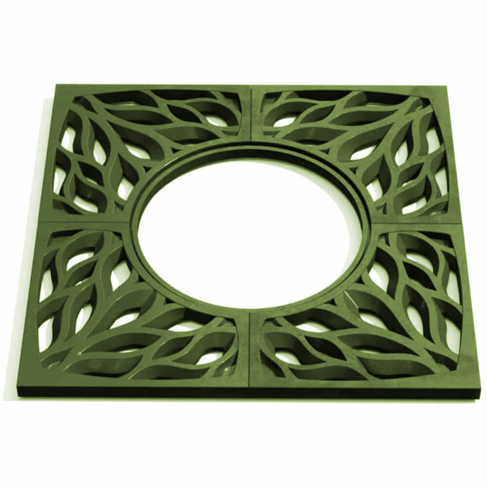 Приствольная решетка для дерева ZKING CRUST 1.2х1.2м Зеленая Слободской фото