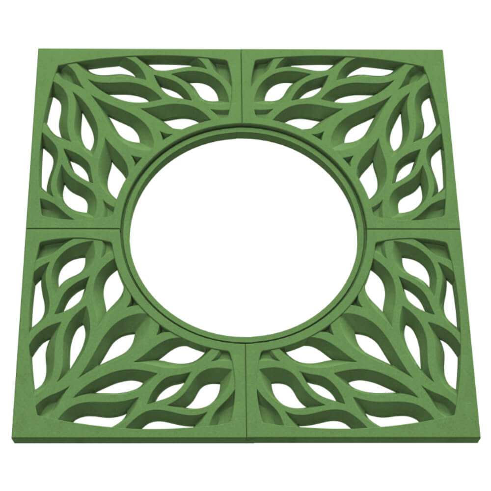Приствольная решетка для дерева ZKING CRUST 1.2х1.2м Зеленая в Слободском фото