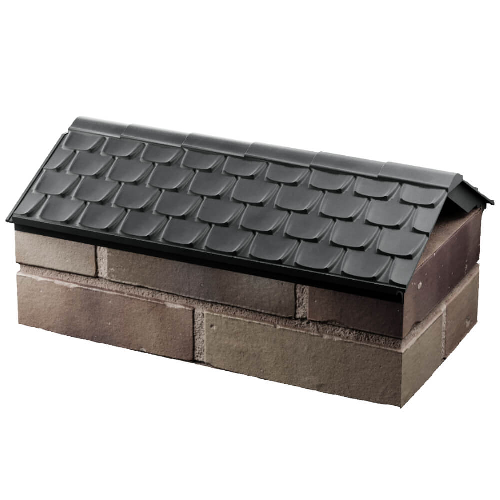 Парапет Zking Эльбрус Серый с посадкой на 1 кирпич (255мм) в Слободском фото