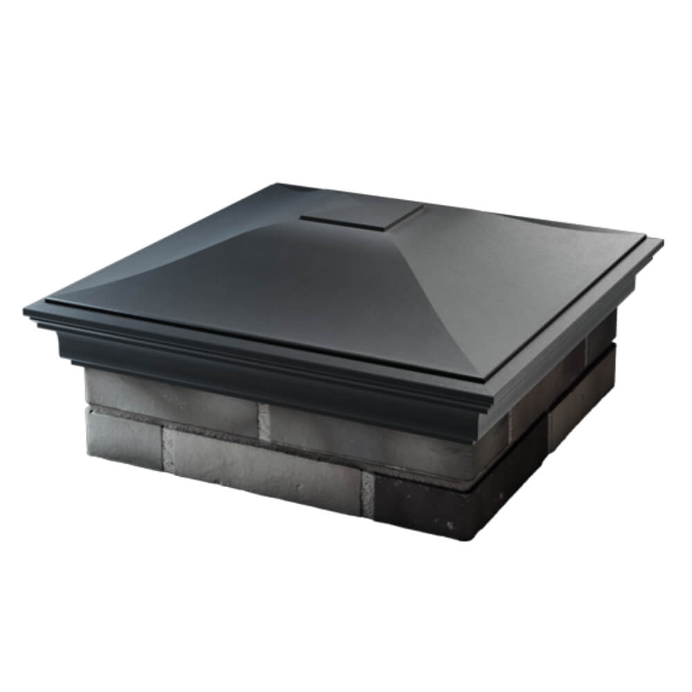 Колпак Zking Монблан Серый на столб 2х2 кирпича (515х515мм) в Слободском фото