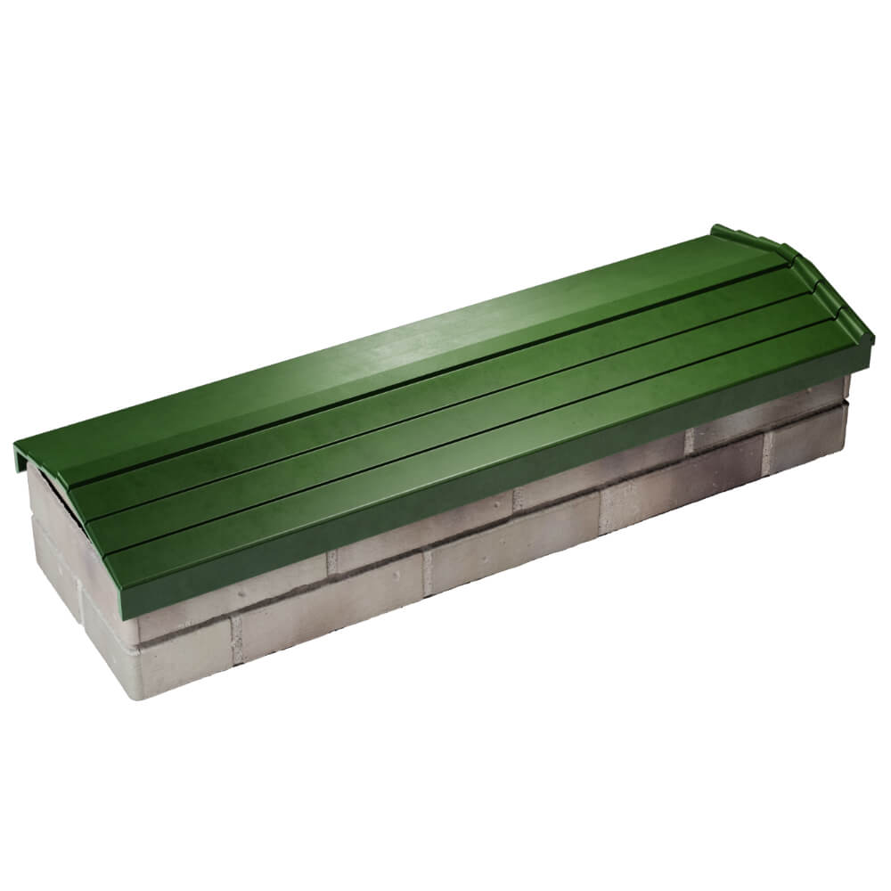 Парапет Zking Бона ХайТек Зеленый посадка на 0.5 кирпича (130мм) в Слободском фото