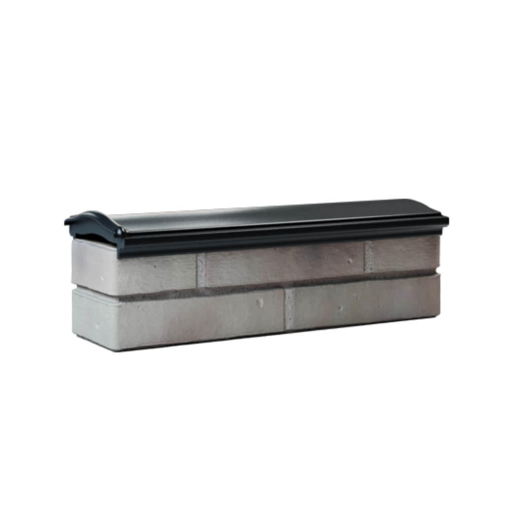 Парапет Zking Монблан Черный посадка на 0.5 кирпича (130мм) Слободской фото