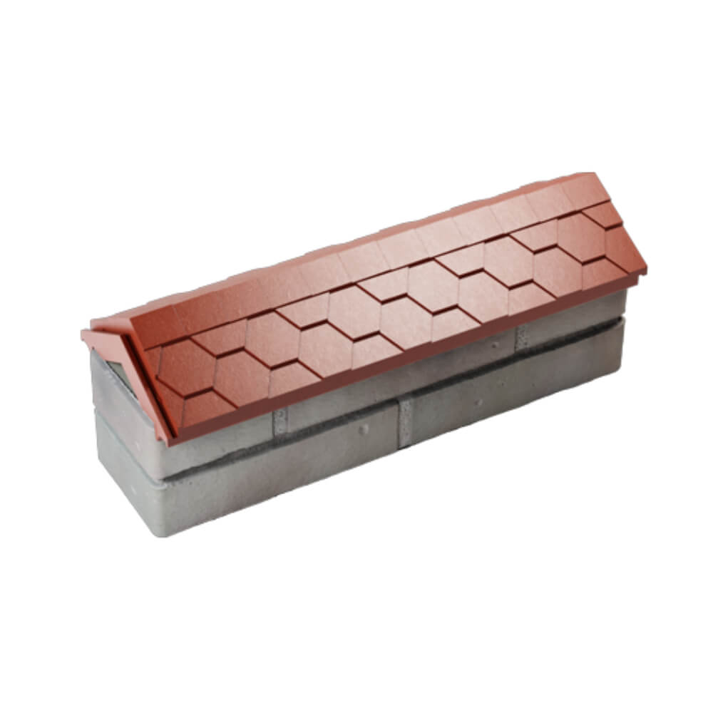 Парапет Zking Эверест Красный с посадкой на 0.5 кирпича (130мм) в Слободском фото