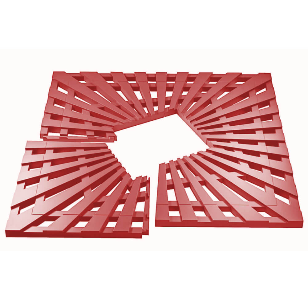 Приствольная решетка для дерева ZKING ATMOSPHERE 1.2х1.2м Красная в Слободском фото