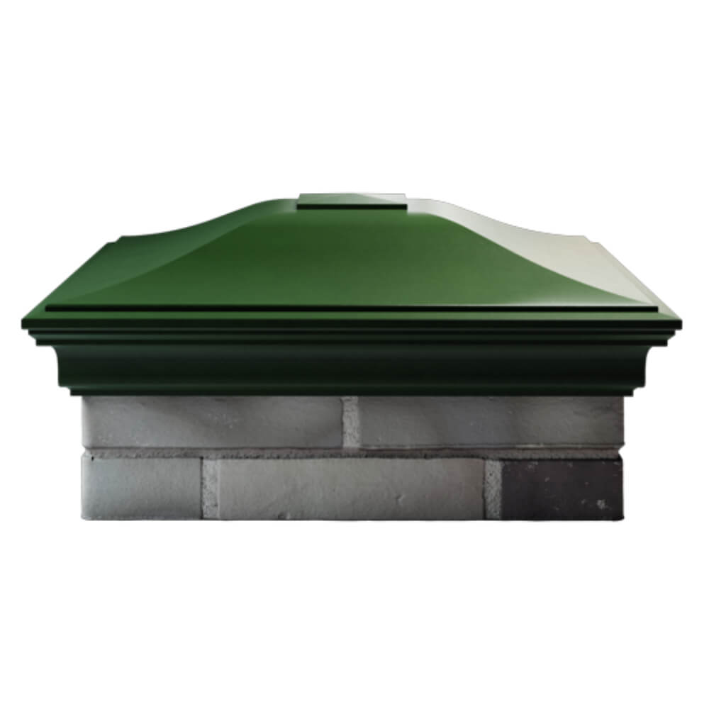 Колпак Zking Монблан Зеленый на столб 2х2 кирпича (515х515мм) в Слободском фото