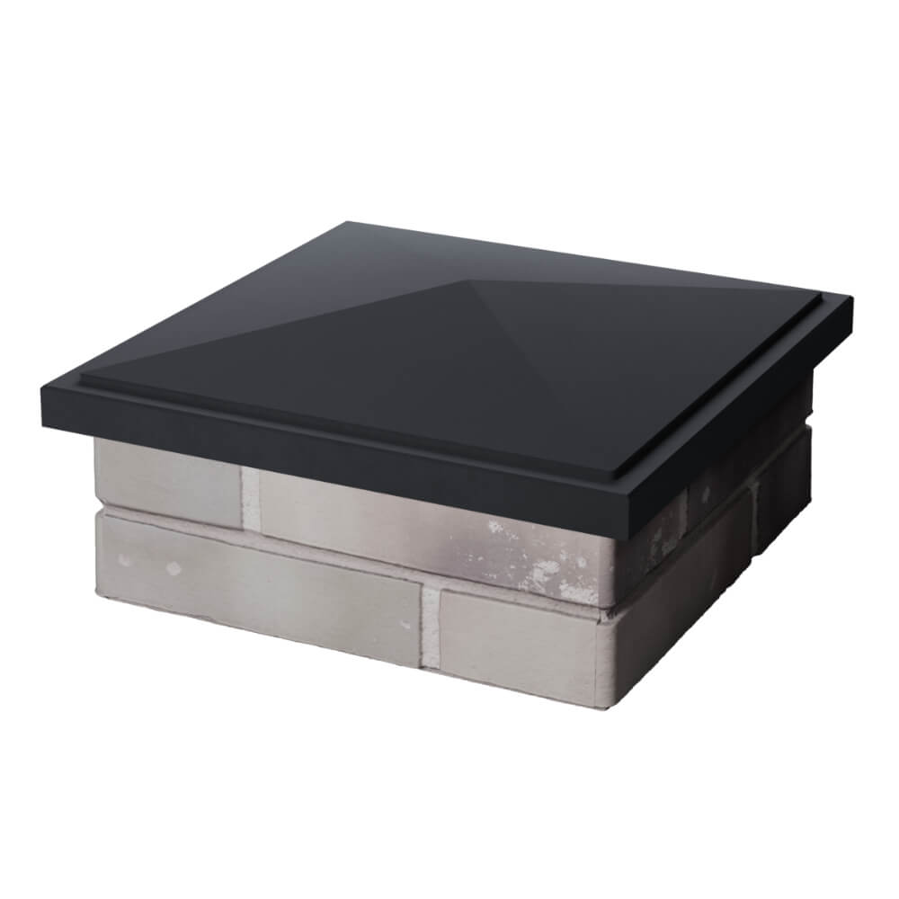 Колпак Zking БонаМоно Серый на столб 1.5х1.5 кирпича (385х385, 400х400мм) в Слободском фото